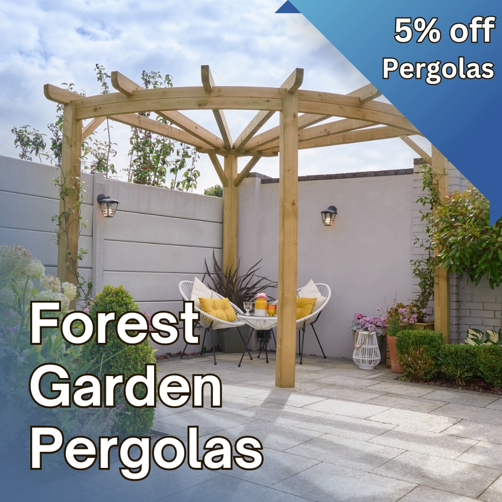 Forest Garden Pergolas - up to 5% off