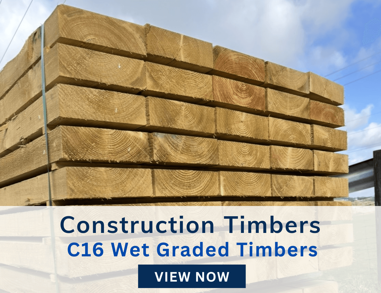 C16 Wet Graded Construction Timber