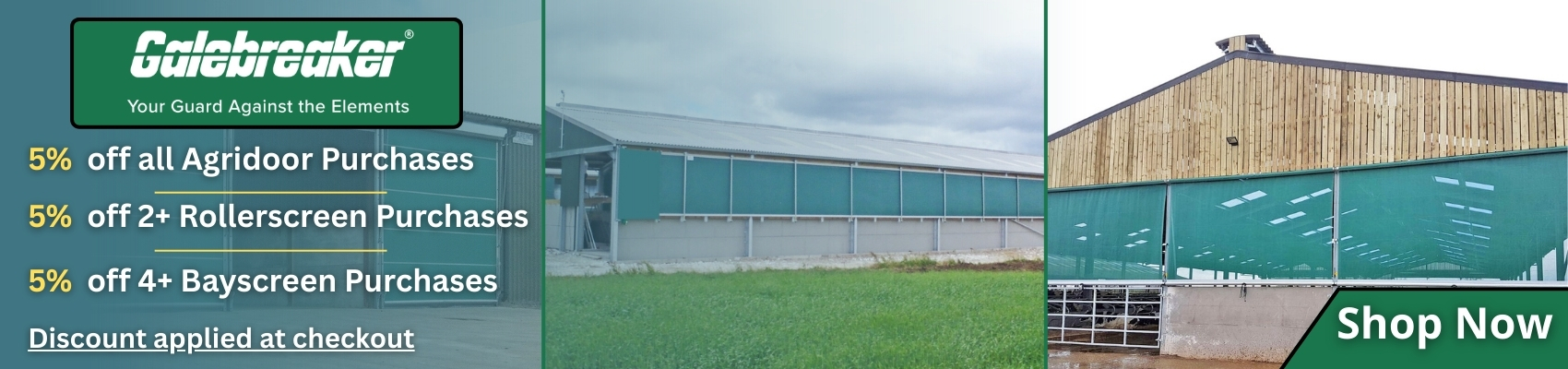 Galebreaker Sale, up to 5% off selected lines