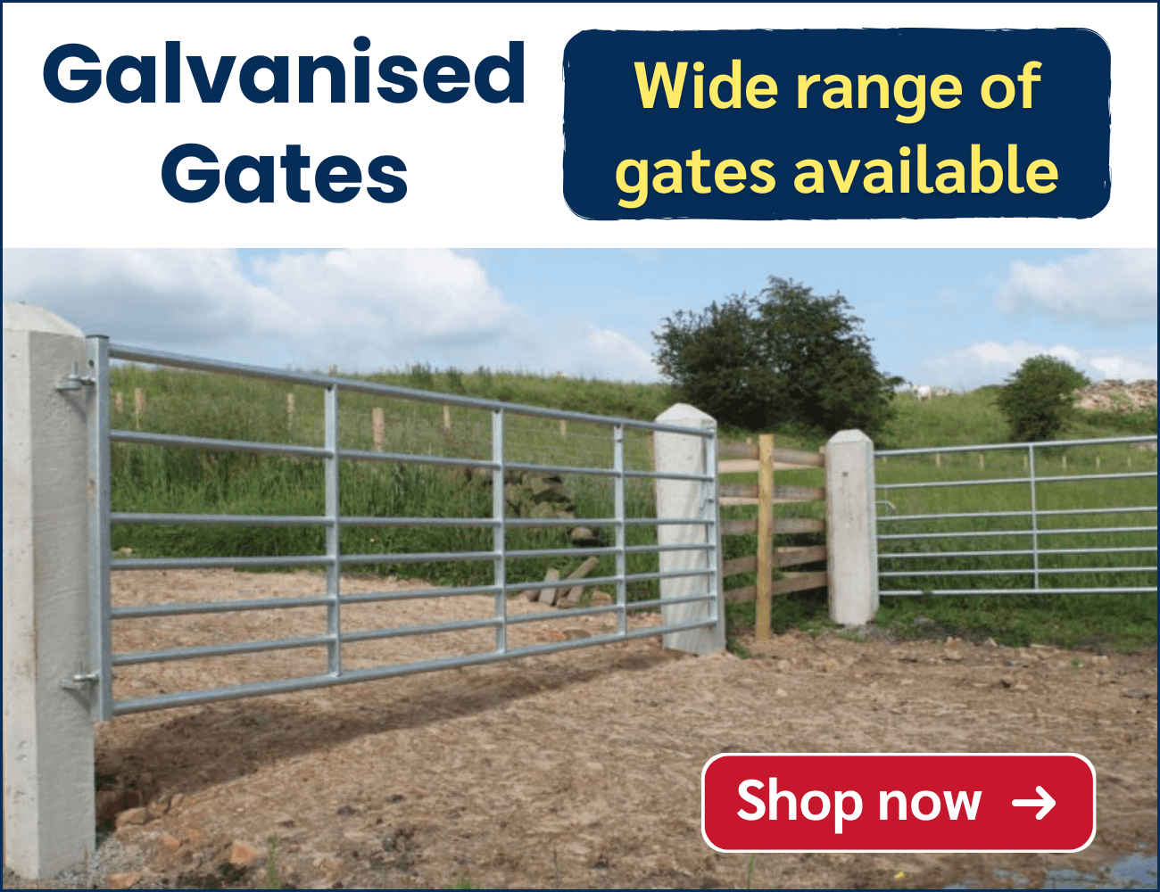 Galvanised Gates Galvanised Gates - Wide range of gates available